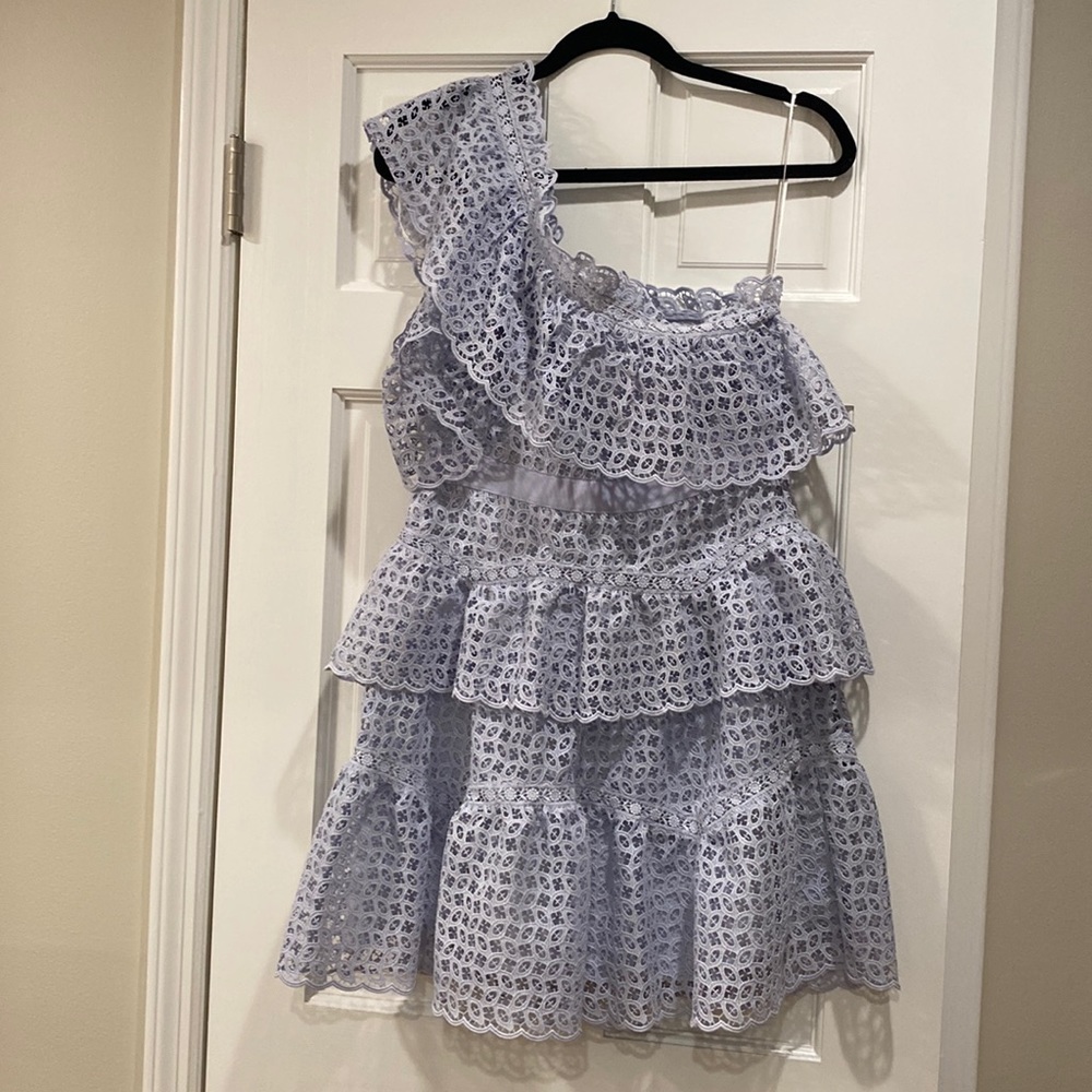 Self Portrait Blue cocktail Dress Size 6